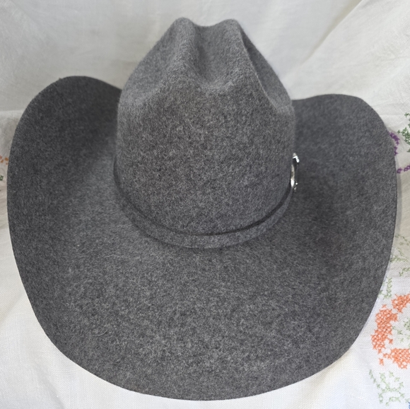 American Hat Makers Classic Dark Gray Felt Men's Cowboy Hat - Main Image